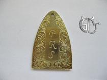 PRS brass bell head cover custom clock cover free drawing engraving lettering