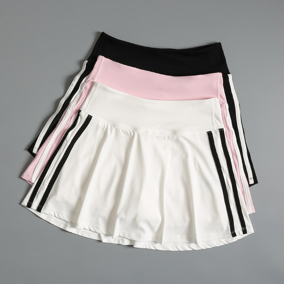 여름에 여성을위한 고 부가가족 요가 스커트 반경 노출 배드민턴 스포츠 Quick Drying Fitness Tennis Skirt를위한 짧은 치마 여름에 여성을위한 고 부가가족 요가 스커트 반경 노출 배드민턴 스포츠 Quick Drying Fitness Tennis Skirt를위한 짧은 치마