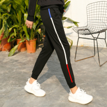 Big size pants children fat mm2021 new thin fat sister sports pants spring and autumn loose 200kg Korean version of pants