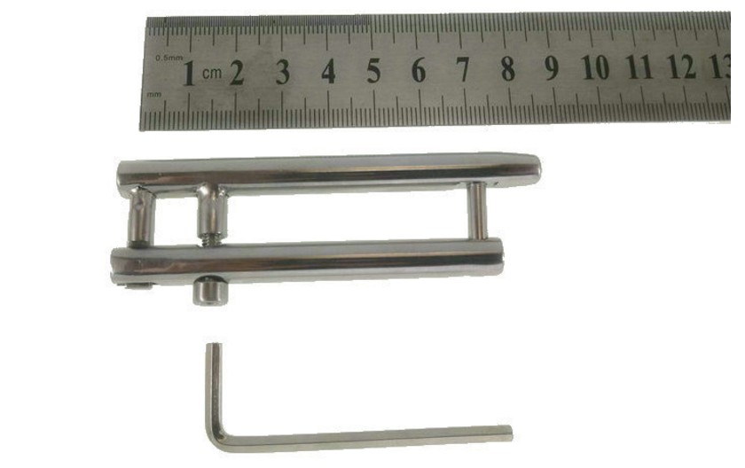 钛钢无痛压孔器 原创 第五代 jj中部深pa 男性阴环 无创免针穿孔