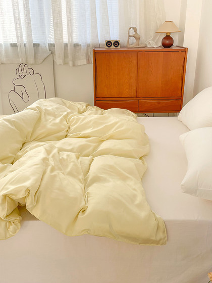 Morandi Summer High-End 다재다능한 Tencel 퀼트 커버 커스텀 퀼트 커버 부드러운 단색 싱글 Morandi Summer High-End 다재다능한 Tencel 퀼트 커버 커스텀 퀼트 커버 부드러운 단색 싱글