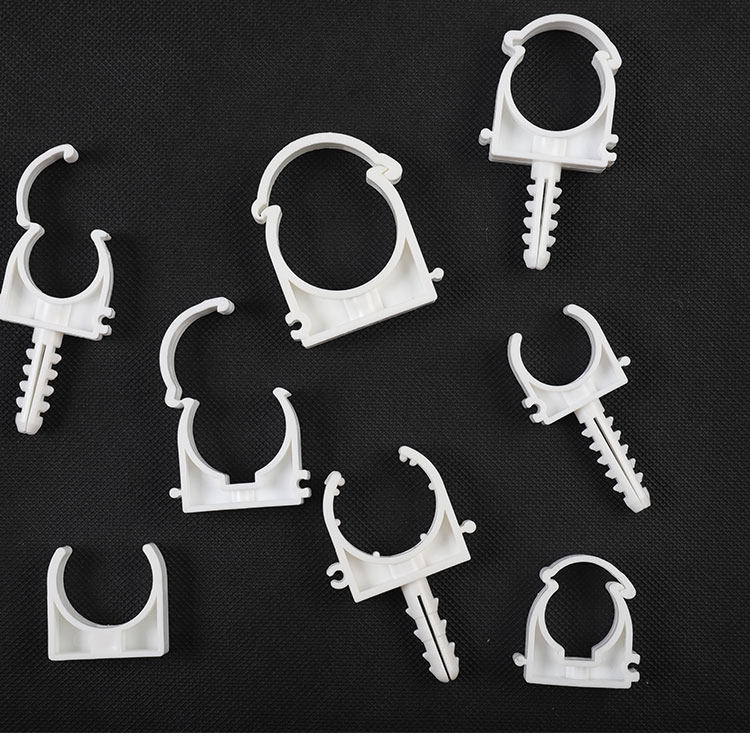 ppr管材配件dn20水管管卡塑料1寸/4分/6分水管卡子固定卡扣40 50