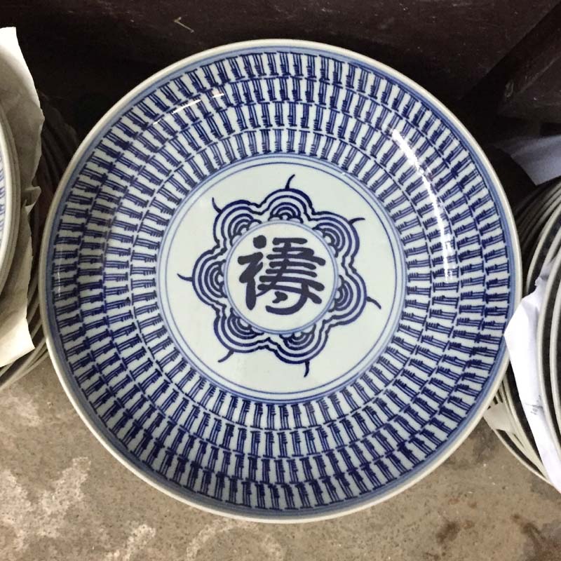 Jingdezhen hand - made decorative porcelain lion furnishing articles archaize life of word hand - made of porcelain kangxi in the the qing dynasty porcelain lion