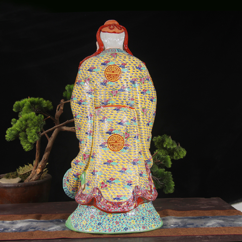 Confucius its porcelain porcelain figure statute as 80 cm high Confucius Confucius Confucius stereo image