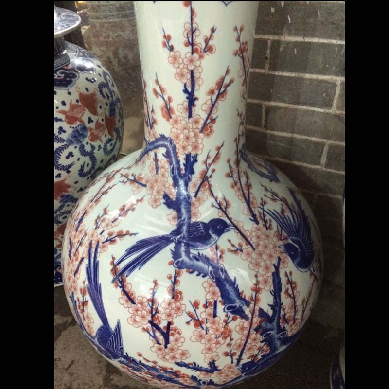 Jingdezhen beaming ceramic mei bottle tree with hand - made of hand - made goldfish celestial floret bottle series vase