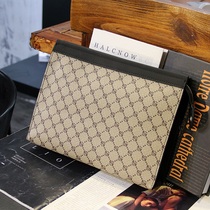 Korean version for mens hands with envelope bag large capacity ipad hand grip wallet fashion 100 hitch handbag handbag wave