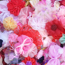 150 yarn flowers decorated stereo flowers childrens clothing shoes hand DIY decorative clothing accessories