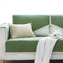 Plain sofa cushion four seasons universal European simple cotton sofa cushion custom leather sofa non-slip cushion customization