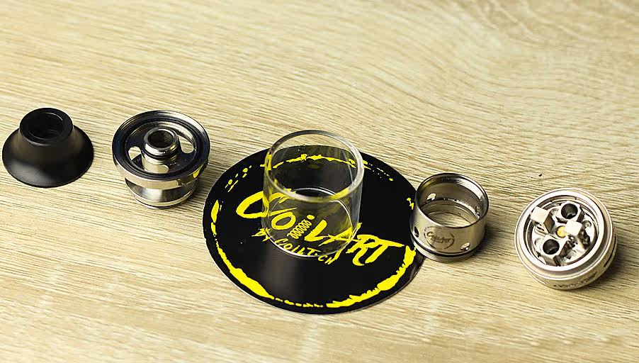 美国进口正品 coilart mega rta 魔法师储油雾化器大烟雾滴油口感