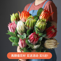 High-quality Emperor flower European modern living room table coffee table bouquet simulation silk flower fake flower soft decoration