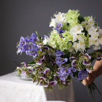 INS Wedding Celebration Phoenix Flower Emulation Floral Wood Nordic Wind Flower Arrangement Ingredients Home Decoration