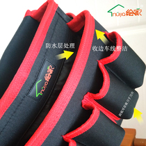 Wall cloth tool bag Multi-function waterproof pocket Oxford cloth tool waist bag Wall cloth tool belt belt