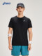 ASICS 남자 스포츠 티셔츠 라운드 목 반사 인쇄 패션 편안한 통기성 달리기 스포츠 짧은 슬리브 ASICS 남자 스포츠 티셔츠 라운드 목 반사 인쇄 패션 편안한 통기성 달리기 스포츠 짧은 슬리브