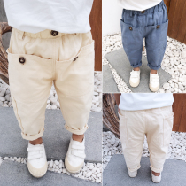 Clearance second kill children spring and autumn pants boys foreign tide baby trousers children children Joker Korean version