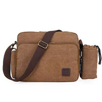 Hong Kong I Tgreg Sail Cloth Bag Single Shoulder Bag Business Mens Bag Multifunction Slanted Satchel IPAD Cross-Pack Backpack Waterproof