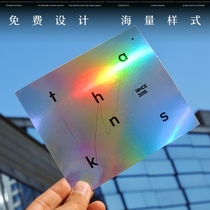 Hello card customization After-sales service Greeting card postcard high-grade printing thanks to bronzing concave and convex version of business card customization