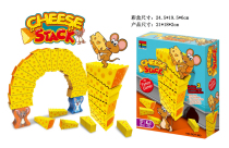 Mouse stacked cake stacked CHEESE CHEESE Cheese stacked Music high intelligence parent-child toy hand-eye coordination table game