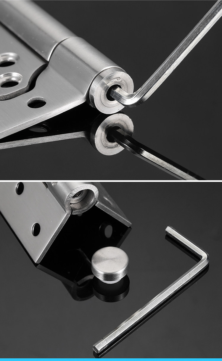 乐太家隐形门合页带闭门器自动关门缓冲液压暗门铰链自闭弹簧合叶