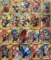 Genuine brand new Trip of Friendship 3 bullets JED Ultraman fusion Fierce Battle 6 bullets Gold card UR CP