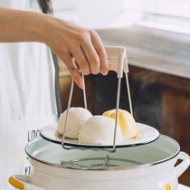 Tree can stainless steel anti-scalding clip kitchen clip household dish bowl Bowl clip multi-function clip plate artifact