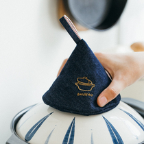 Tree cowboy ear cover anti-scalding pot kitchen insulation high temperature resistant baking oven microwave gloves thickened