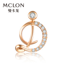 Manka Dragon dance life 18k gold pendant Rose gold pendant inlaid with zircon clavicle necklace