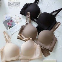 Island G single~5 enemy good to wear comfortable no trace no rims gathered double shoulder strap lace bra underwear women