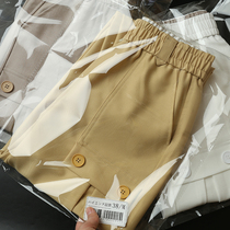 Pants type awesome legs straight legs thin fashionable tooling style~High waist thin large pocket drawstring feet casual pants women