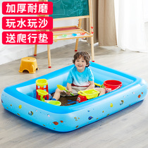 Childrens Cassia toy sand pool inflatable beach pool set baby home indoor boy big particles play with sand