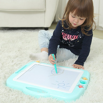 Childrens super drawing board magnetic writing board pen color child toddler magnetic baby doodle board 1-3 years old 2 toys