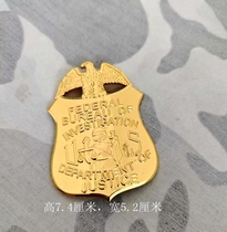 United States Coat of Arms United States Survey Metal Badge Pure Copper