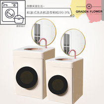 Right Rhythm Ii Tong Children Bath Room Cabinet Creative Drum Cartoon Hand-wash Basin Kindergarten can customize colorful primary-secondary cabinet