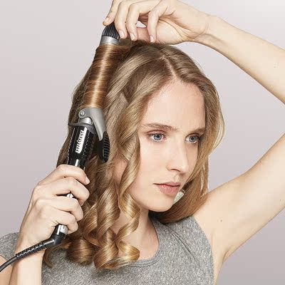 英国babyliss 25mm不伤发大中卷陶瓷卷发器梨花卷自动懒人卷发棒