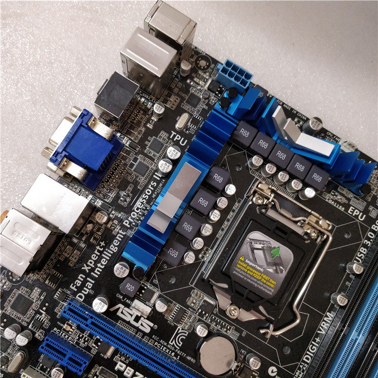 asus/华硕 p8z77-m pro h77 h67 q77 b75主板1155针matx小板p67