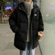 Zijun men's winter thick mid-length down padded jacket male Korean version of the trend of cold and warm hooded padded jacket Zijun men's winter thick mid-length down padded jacket male Korean version of the trend of cold and warm hooded padded jacket