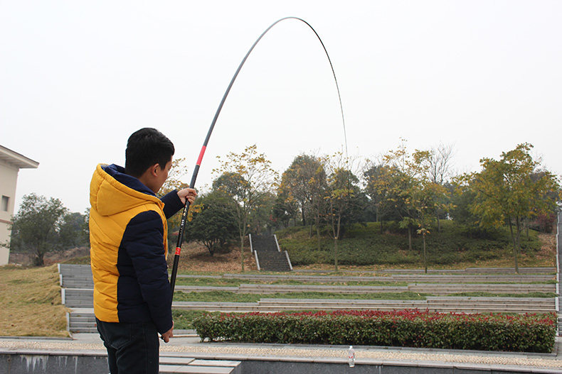 户外垂钓 包邮 龙将8米-12米高碳素超硬超轻超细长节钓竿 钓鱼竿