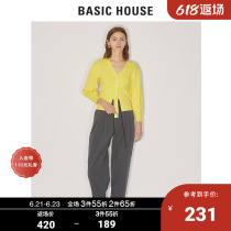 Basic House hundreds of good shopping malls in the same style Korean wind pants children comfortable loose 70% down pants HUPT322E