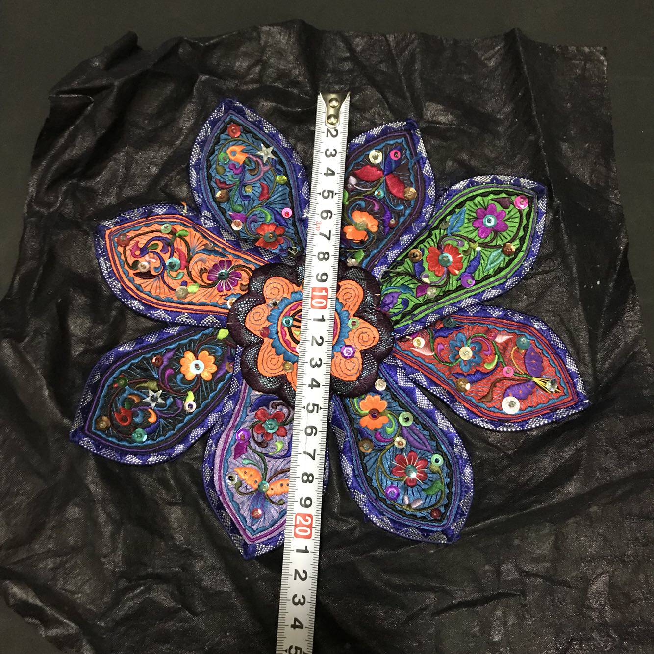 民族手工刺绣 破线绣绣片 再加工原材料老绣绣片拆开利用老绣