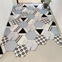 Childrens summer outdoor letter carpet entrance Nordic early education fresh household hexagonal fabric artificial parking lot feet