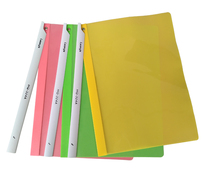 A4 draw Rod information book report clip transparent rotating rod conference folder book rotating test paper clip plastic lever folder