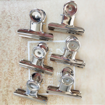 Round Clothesline Clips Office Document Stationery Clip Fixed Information Stainless Steel Iron Ticket Clip Bill Finishing Bill Clip