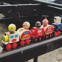 Boys girls all like to stimulate the babys passion for life magnetic small train building block model toys