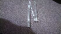 Salt water joint glass salt water joint about 6 5cm long 100 box physiological joint sputum pipe joint