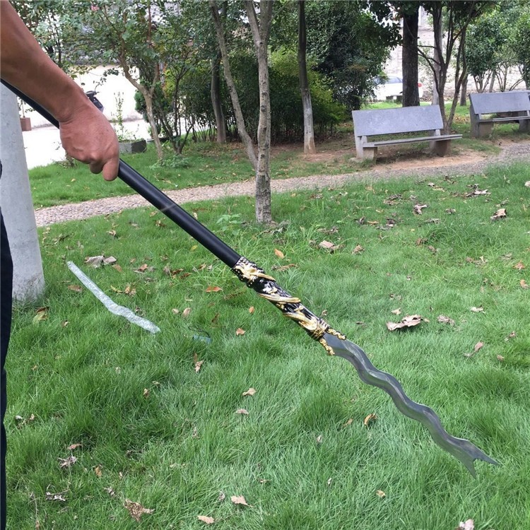 龙泉剑 可拆卸张飞丈八蛇矛龙头枪霸王枪六合枪红缨枪未开刃