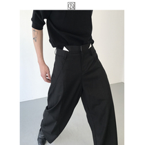 COLN This waist flipped design loose Western pants look good but its also true that good wearing an explicit leg is also true