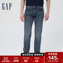 Gap Men's Autumn Winter Used Wash Stretch Basic Jeans 185980 Fashion Casual Trousers Trendy