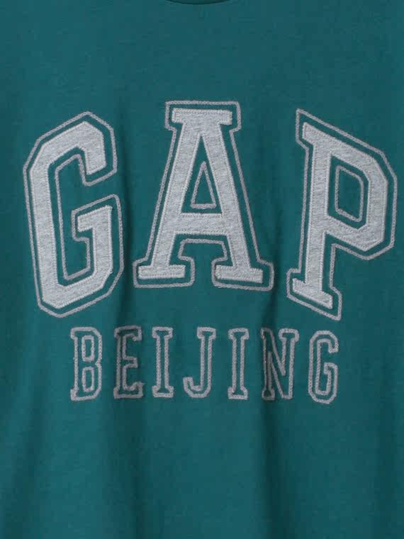 Gap纯棉徽标北京文化短袖T恤|男装110797