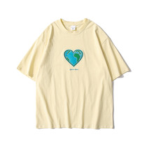 INPRO Oasis in the Heart of Korean Designer Brand 2021 Summer Personality Printing Loose Couple