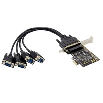 PCI-E serial card pcie to serial RS232 interface industrial control 4-port expansion card PCI-E 4-port COM