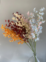 Wenxin orchid simulation flower embellishment wedding hall ceiling soft dress flower art flower arrangement dance orchid spring flower artificial flower living room flower